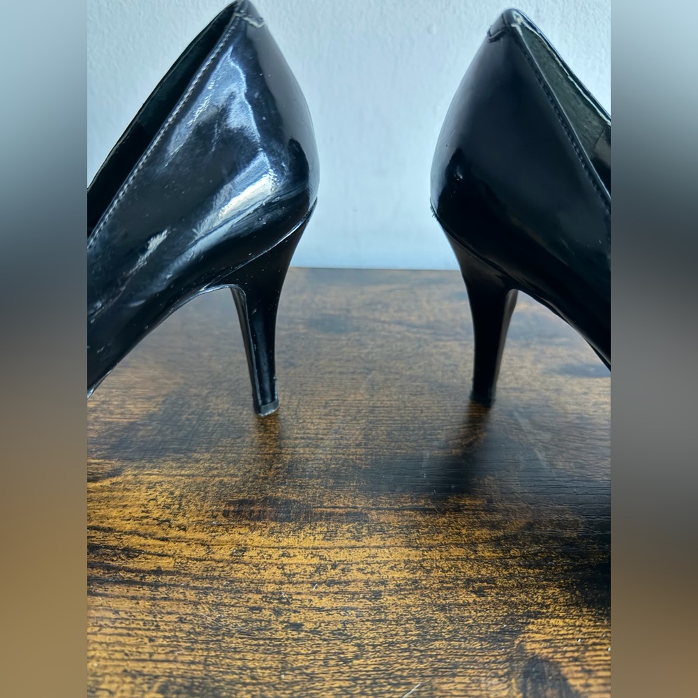 Nine West Black Patent Leather Heels – Women’s Size 6.5 - Picture 7 of 9